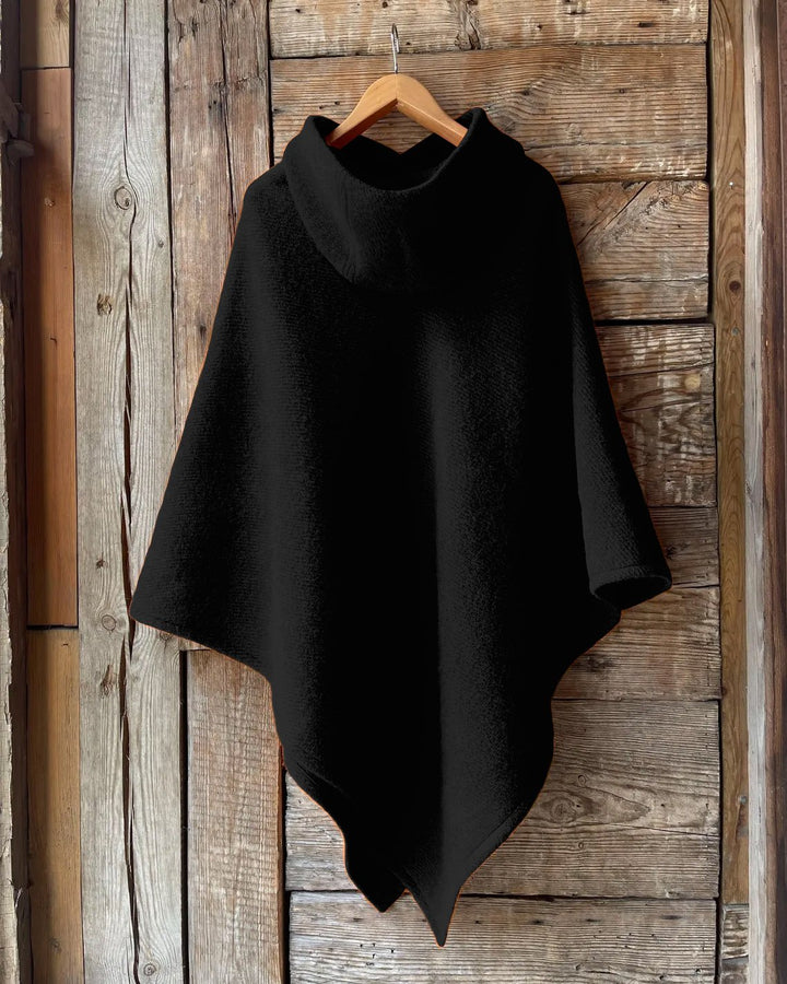 Strong Black Woman Wool Hooded Cape