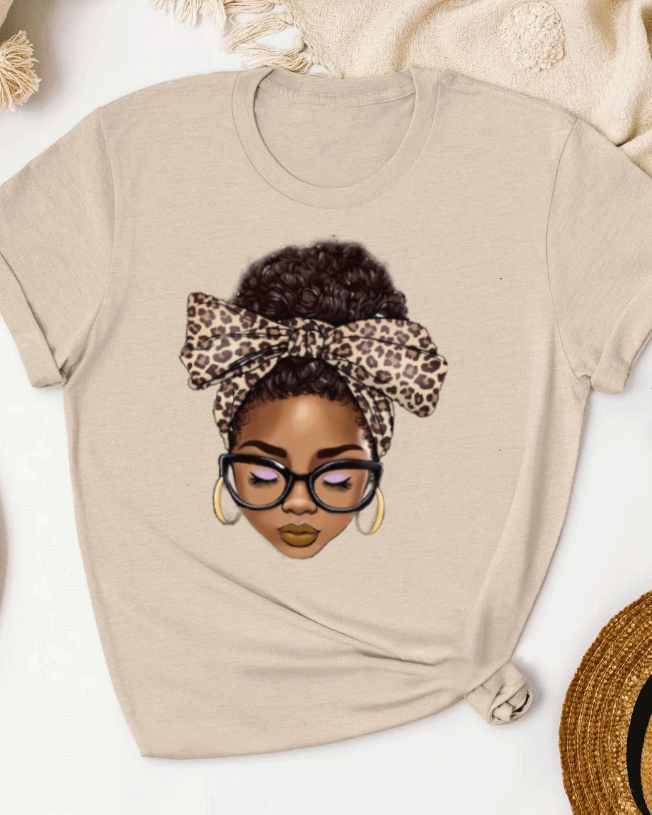 Afro Woman Graphic Short Sleeve Tshirt