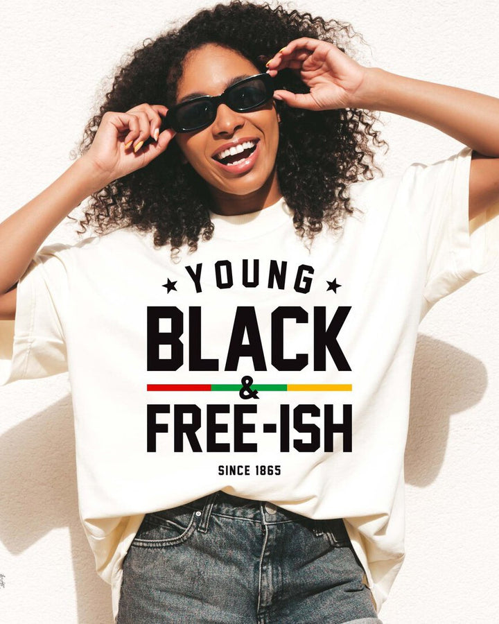 Young Black Since 1865 Short Sleeve Tshirt