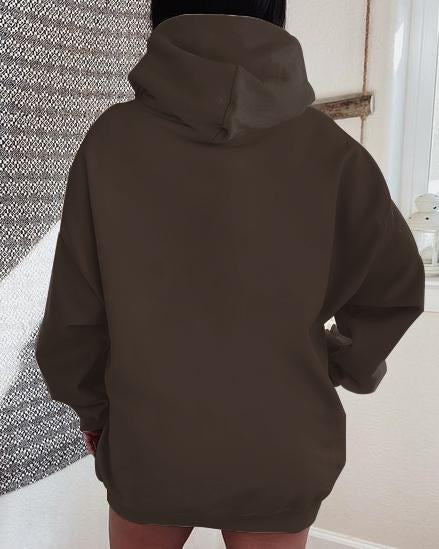 Pure Brown Sugar Long-sleeved Hoodie