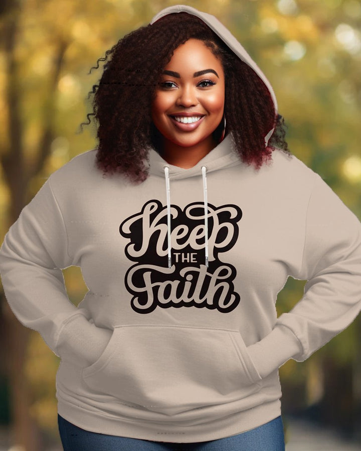 Keep The Faith Long-sleeved Hoodie