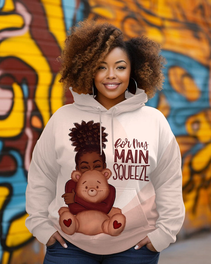 Main Squeeze Valentine's Day Long-sleeved Hoodie