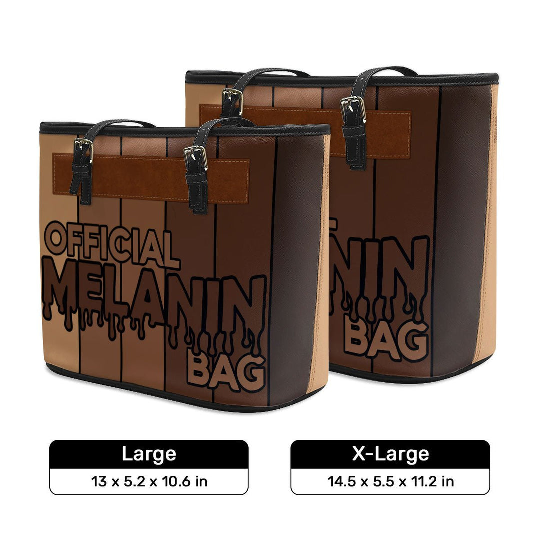 Official Melanin Bag - Personalized Leather Totebag