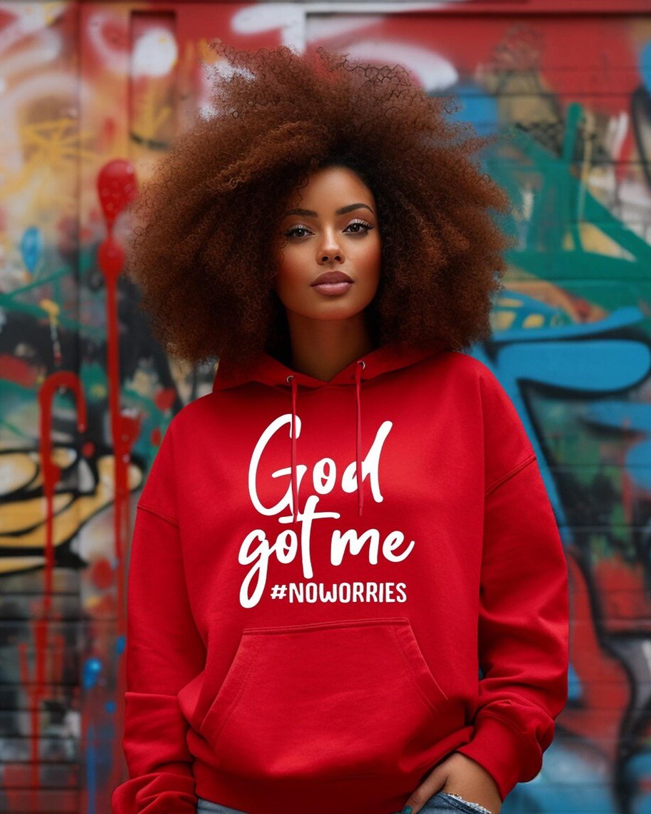 God Got Me Women Long-sleeved Hoodie