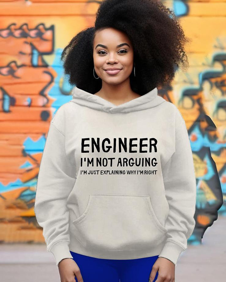 Engineer I'm Not Arguing Long-sleeved Hoodie