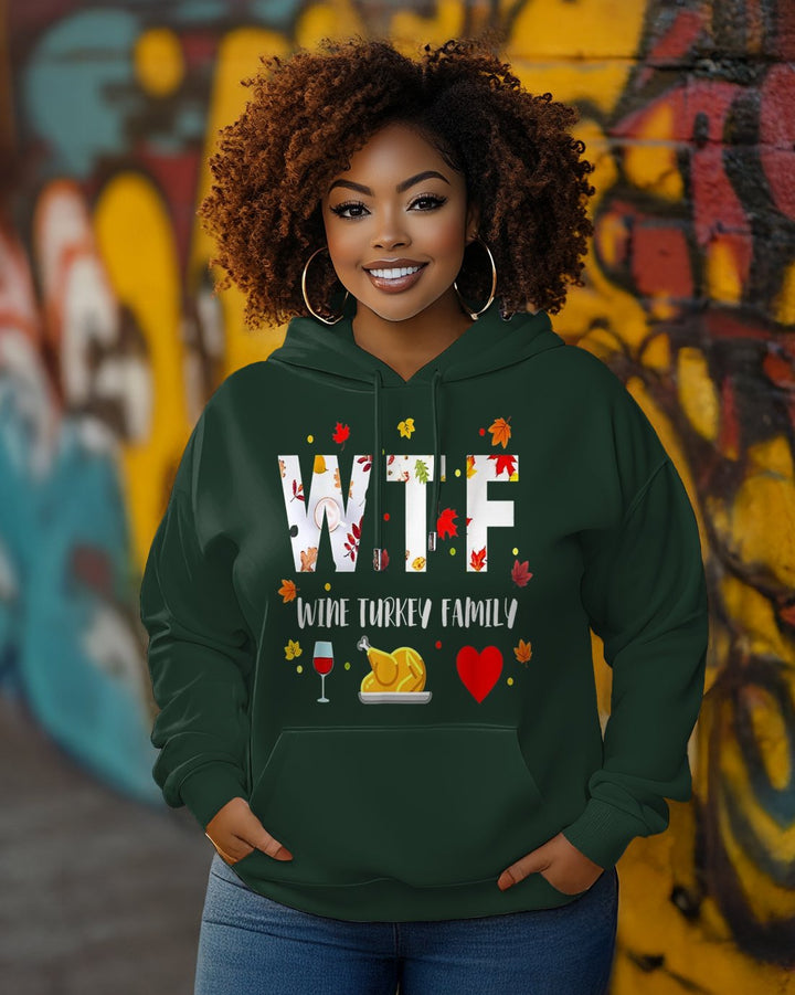 WTF Thanksgiving Long-sleeved Hoodie