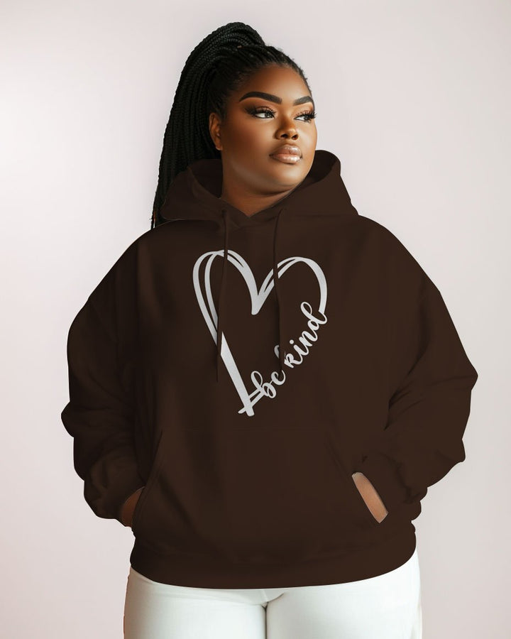 Cotton-Heart Be Kind Print Fashion Daily Long Sleeve Hoodie