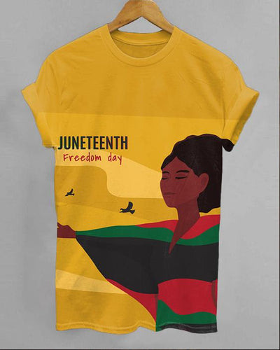 Juneteenth, A Celebration of Freedom and Liberation Unisex Short Sleeve Tshirt