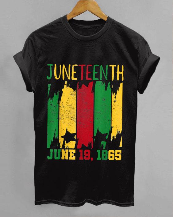 Juneteenth Star Print Unisex Short Sleeve Tshirt