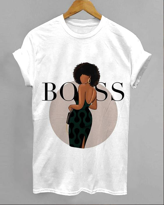 Brown Boss Women Unisex Short Sleeve Tshirt