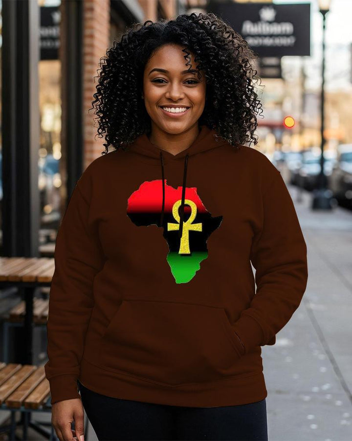 Ankh Map Long-sleeved Hoodie