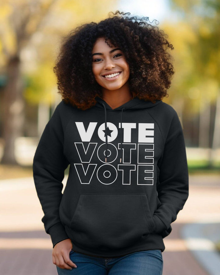 Black Votes Matter Women Long Sleeve Hoodie