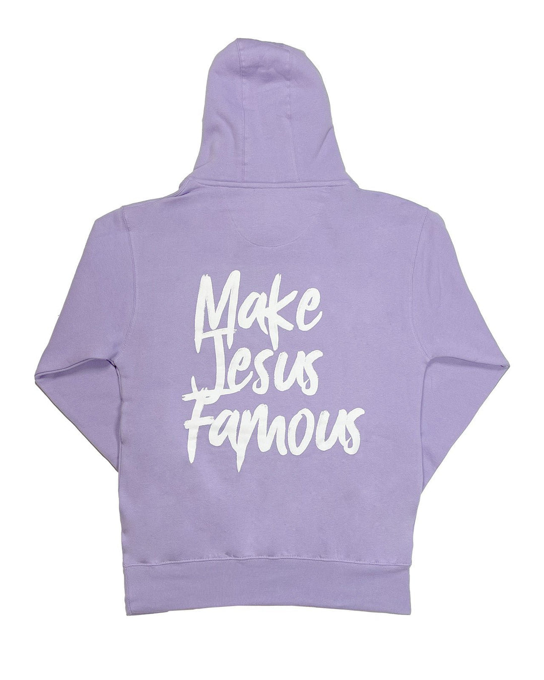 Make Jesus Famous Purple Long Sleeves Hoodie