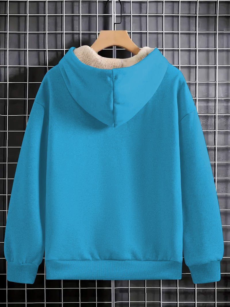 Plush and Warm Swing Girl Long-sleeved Hoodie