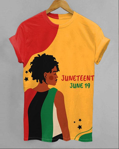 Brown Girls Celebrate Juneteenth Unisex Short Sleeve Tshirt