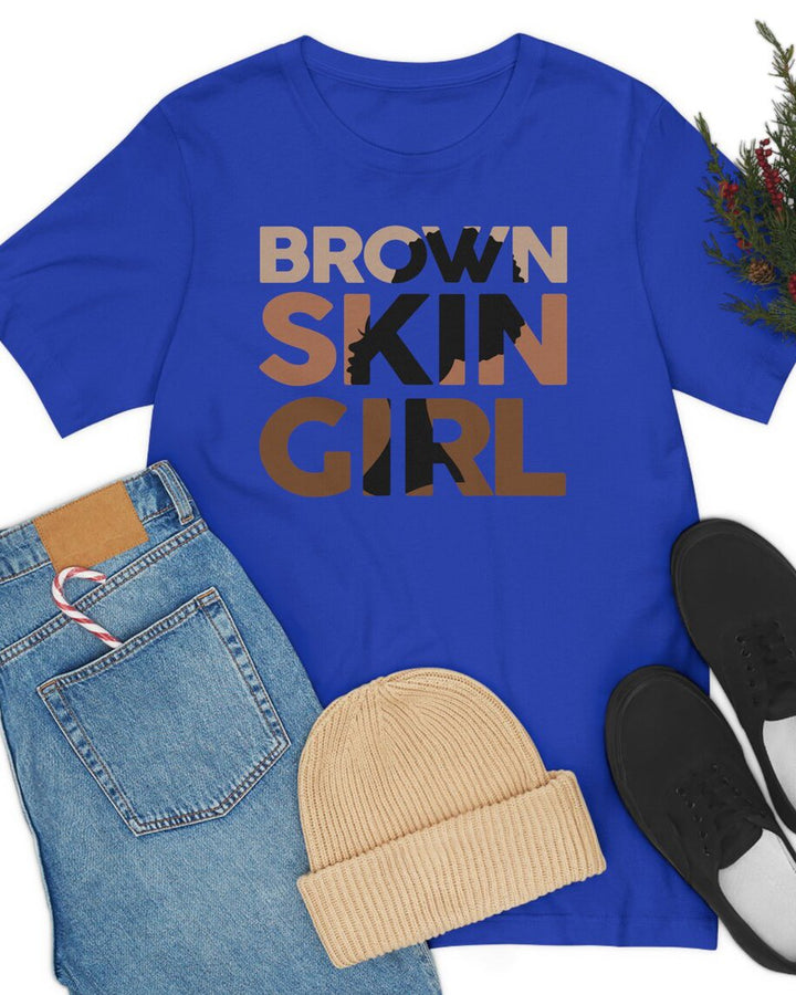 Brown Skin Women Unisex Short Sleeve Tshirt