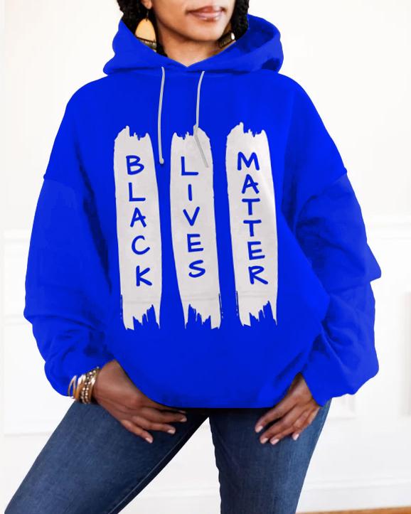 Black Lives Matter Women Long-sleeved Hoodie