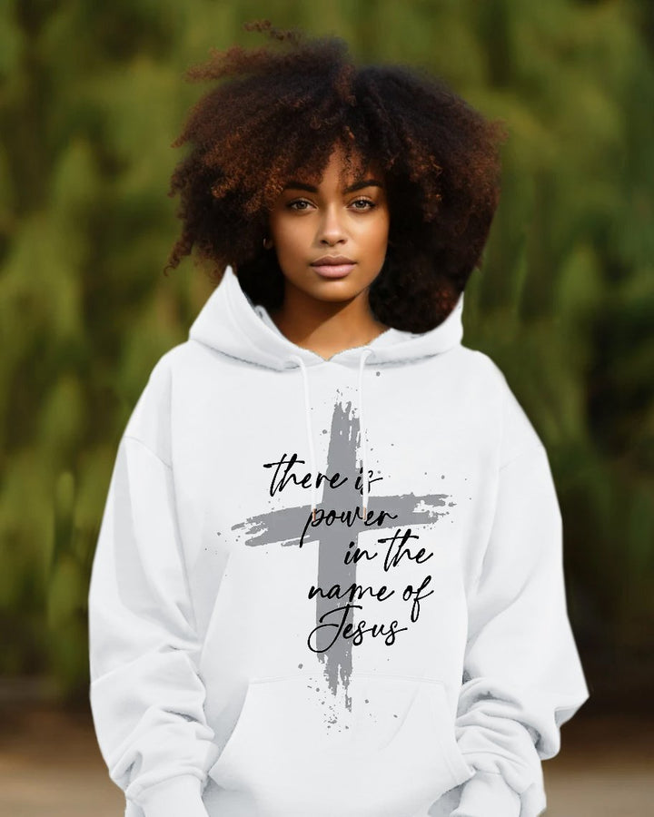 There Is Power In The Name of Jesus Long Sleeve Hoodie