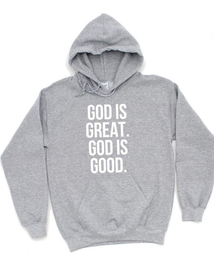 God Is Great God Is Good Long Sleeves Hoodie