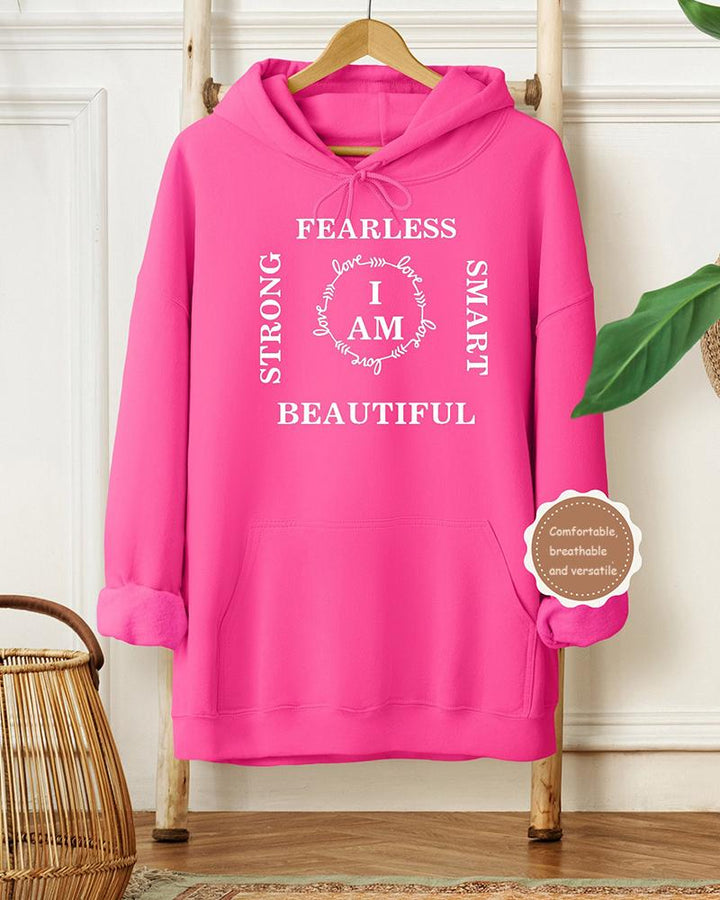 I Am Inspirational Long-sleeved Hoodie