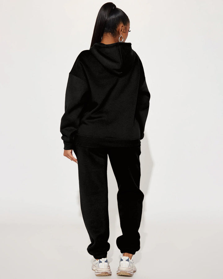 Connect with God Long Sleeve Hoodie Two Pieces Set