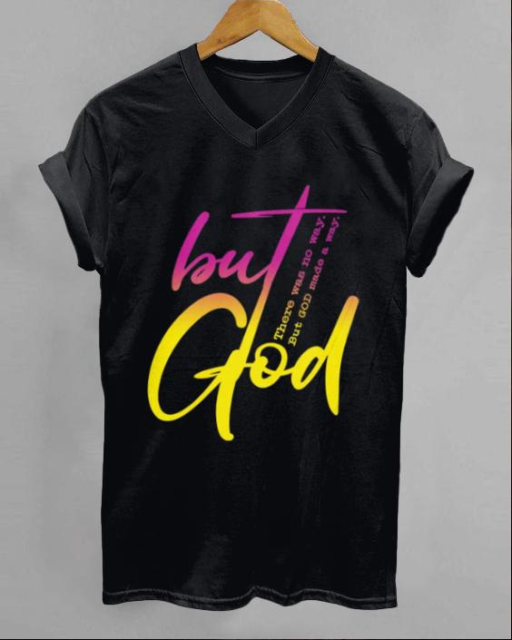 But God V-neck Unisex Short Sleeve Tshirt