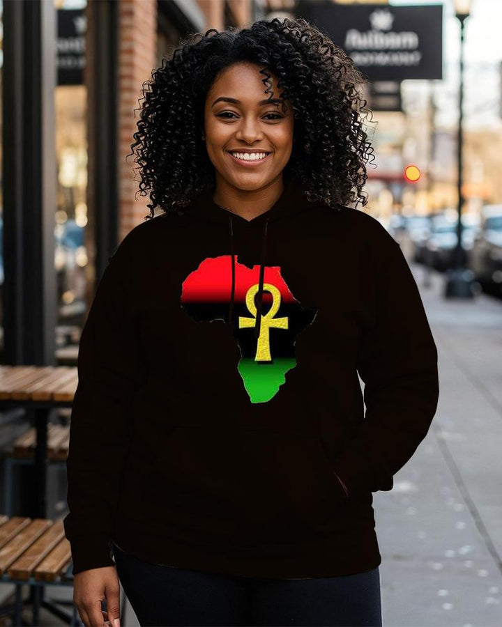 Ankh Map Long-sleeved Hoodie