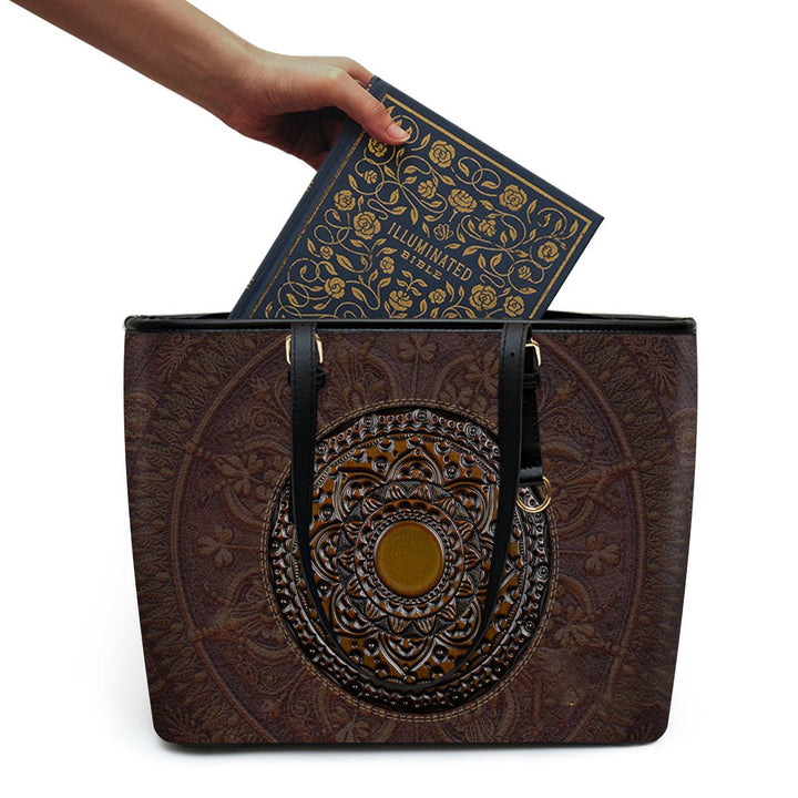 The Mysticism - Personalized Leather Totebag