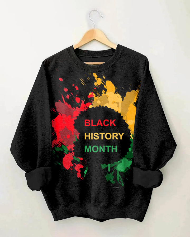 Black History Ink Face Crewneck Sweatshirt