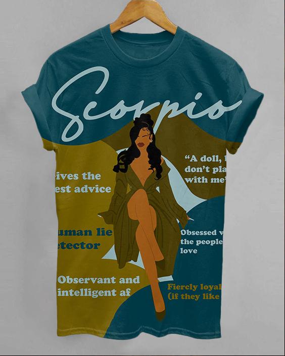 Scorpio Girly Season Unisex Short Sleeve Tshirt