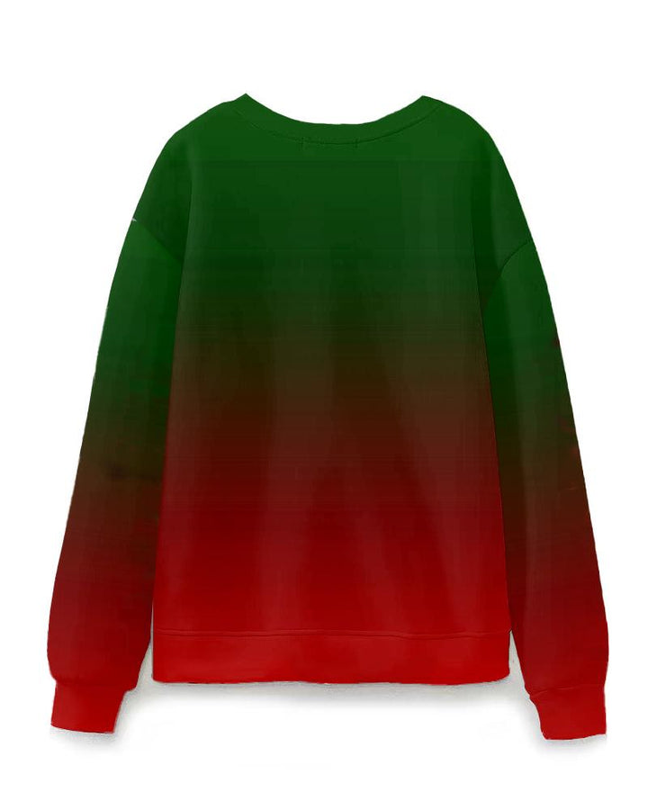 Gradient Merry Christmas Crewneck Sweatshirt