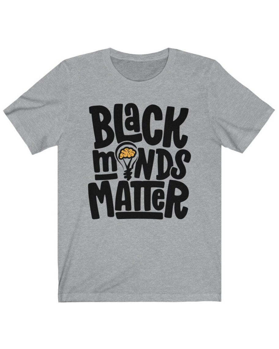 Black Minds Matter Short Sleeve T-shirt