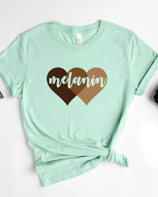 Melanin Love Short Sleeve Tshirt