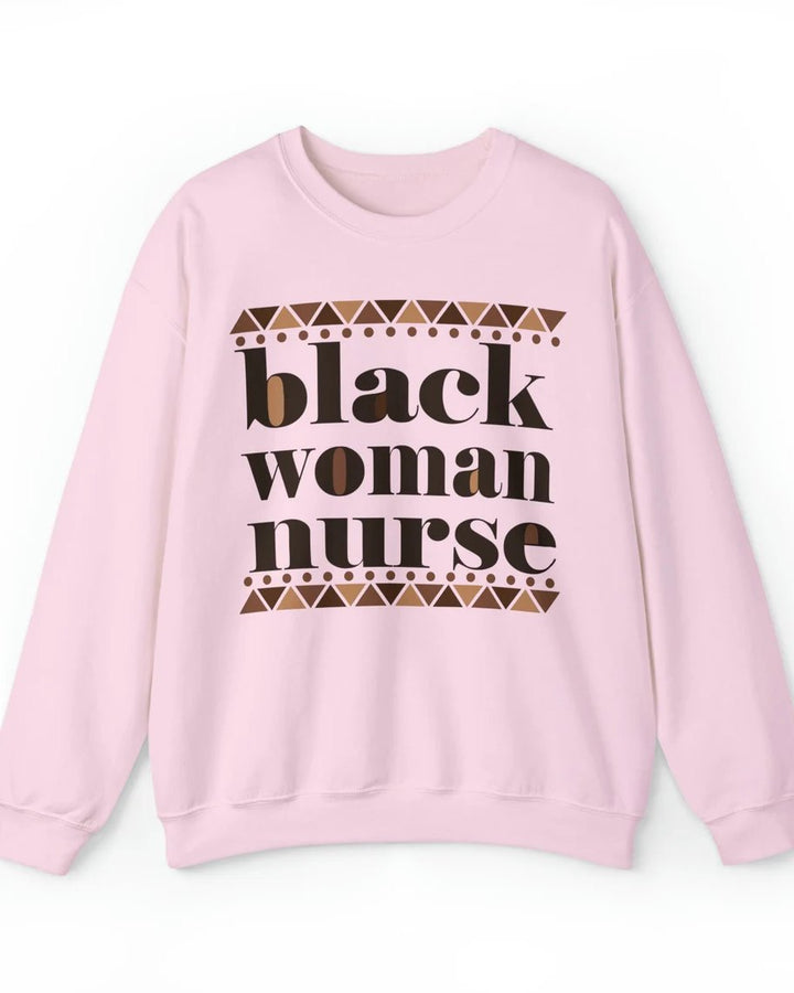 Black Woman Nurse Unisex Sweatshirt