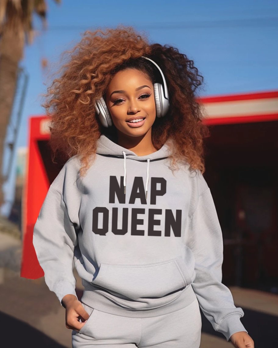 Nap Queen Long Sleeve Hoodie