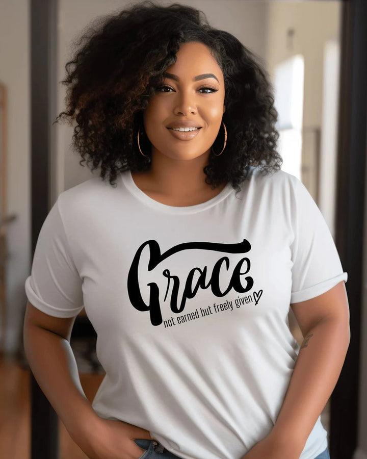 Grace Crew Neck Unisex Short Sleeve Tshirt