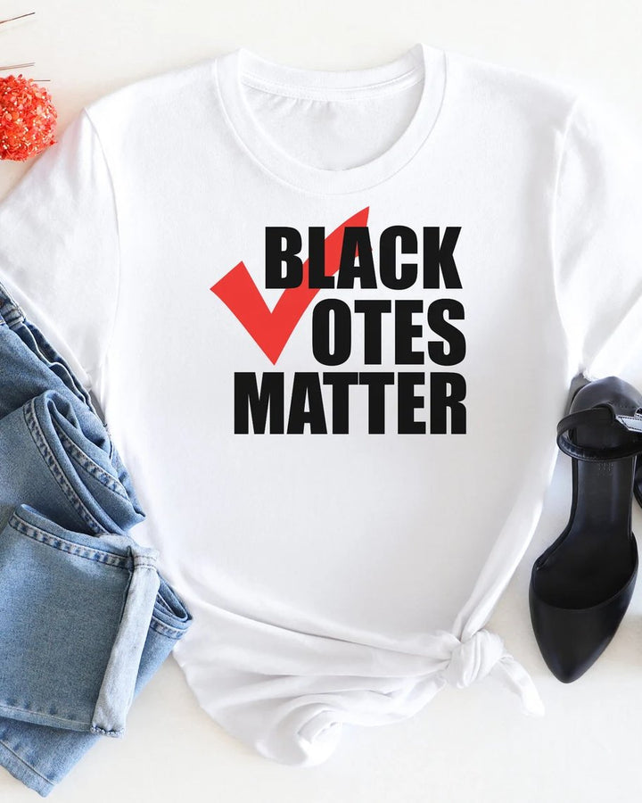 Black Vote Matter Short Sleeve T-shirt