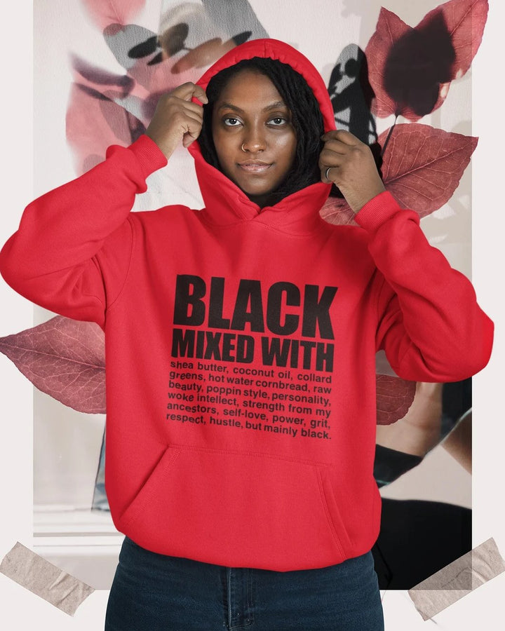 Black Mixed With Black Culture Hoodie