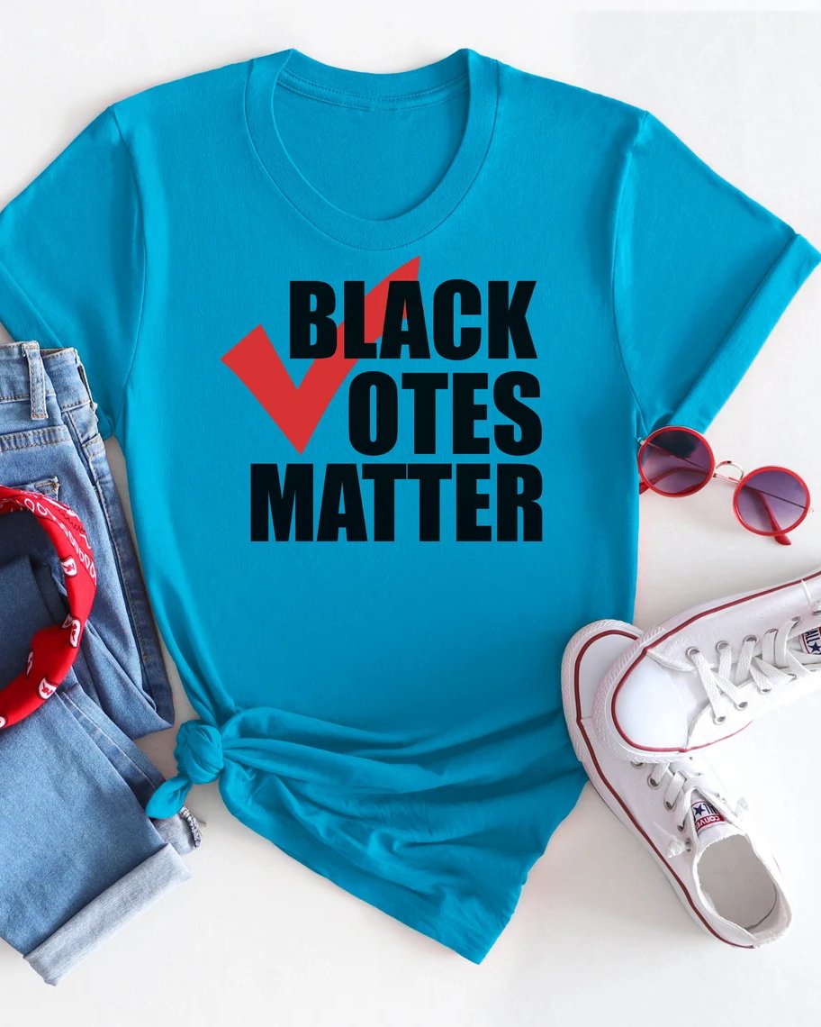 Black Vote Matter Short Sleeve T-shirt