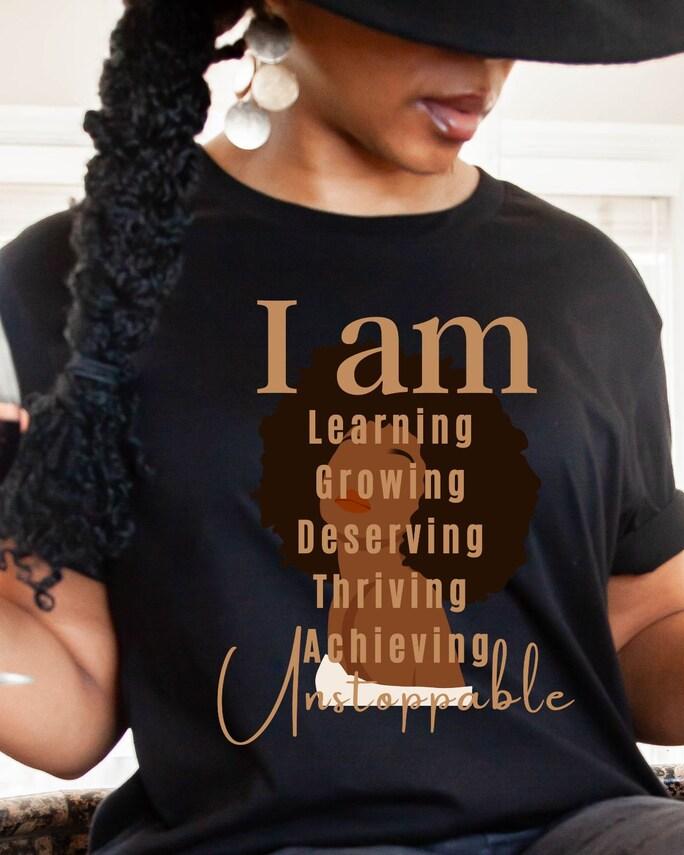 Black Queen I Am Learning Tee