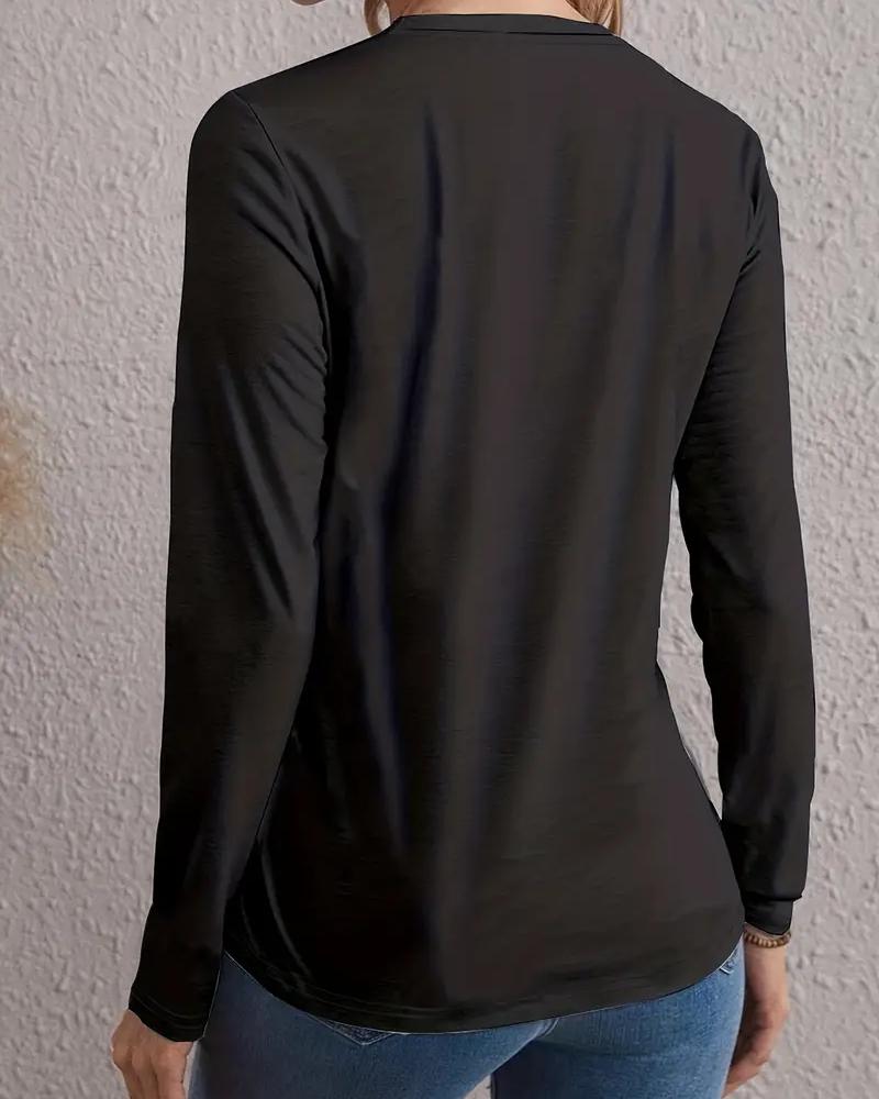 Black Is Beautiful Cotton Crew Neck Long Sleeve T-shirt