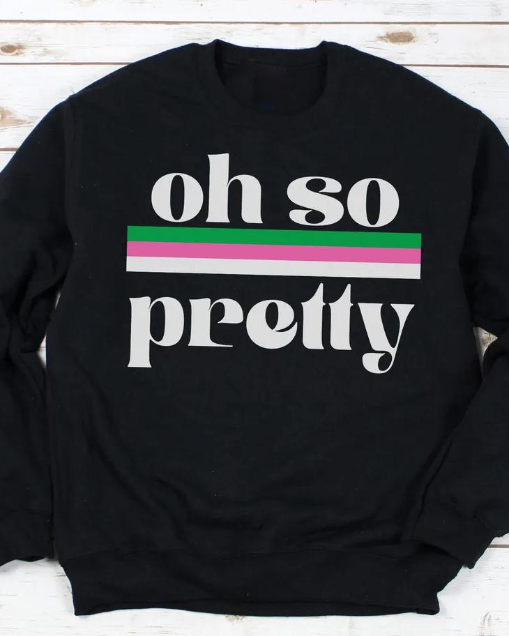 Oh So Pretty Crewneck Sweatshirt