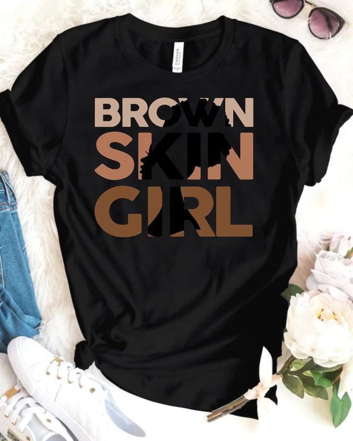 BROWN SKIN GIRL Popular Women Tshirt