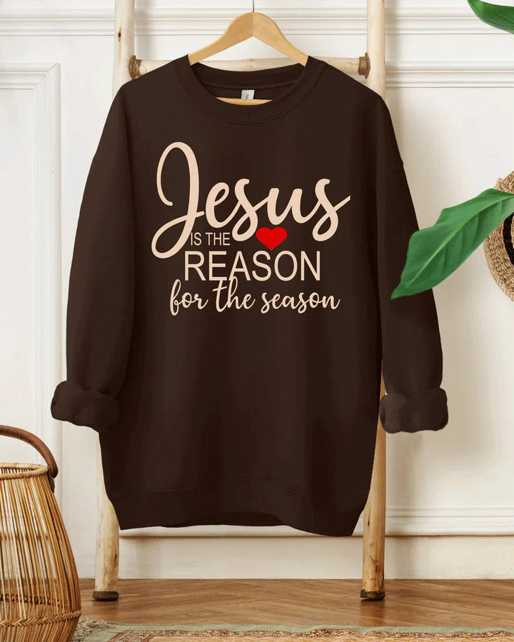 Jesus Is The Season Long Sleeve Sweatshirt