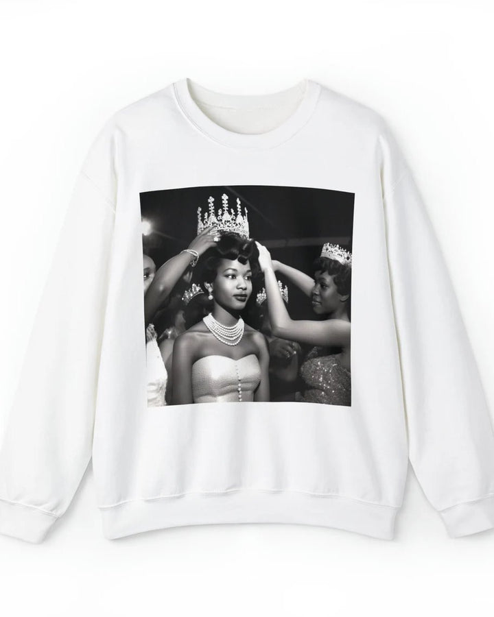 Black Beauty Queen Crewneck Long Sleeve Sweatshirt