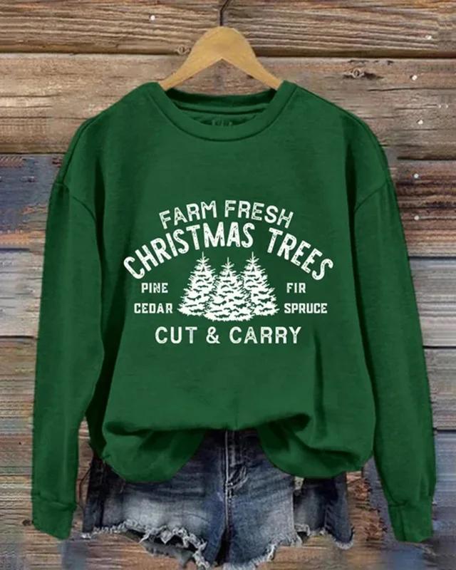 Farm Fresh Christmas Trees Sweatshirt