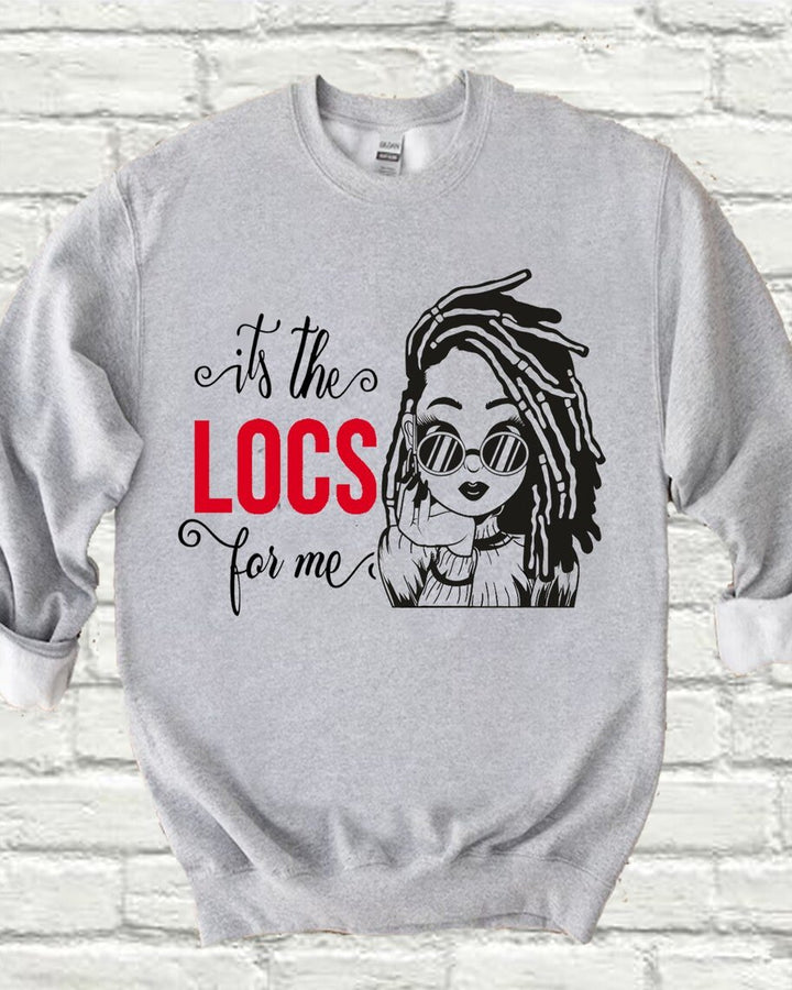 It's the Locs for Me Long Sleeve Sweatshirt