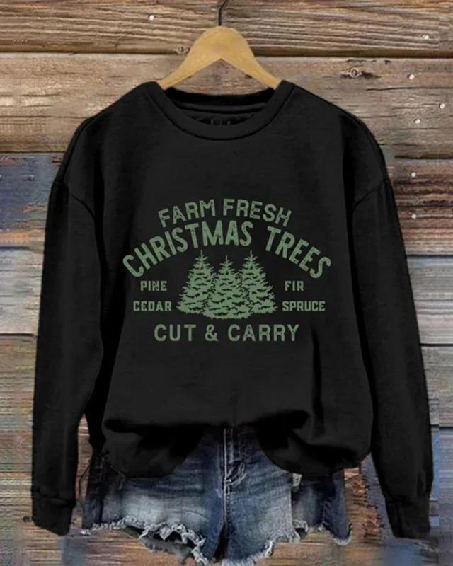 Farm Fresh Christmas Trees Sweatshirt