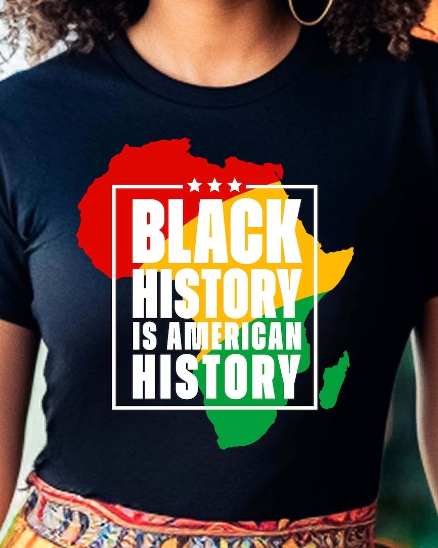 Black History Is American History Short Sleeve Tshirt