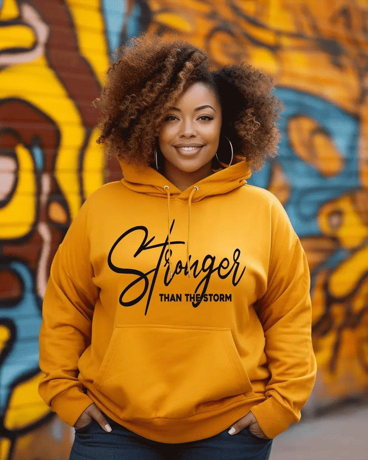 Stronger Than the Storm Long-sleeved Hoodie